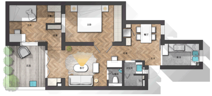 旧房改造丨户型采光不好怎么办？