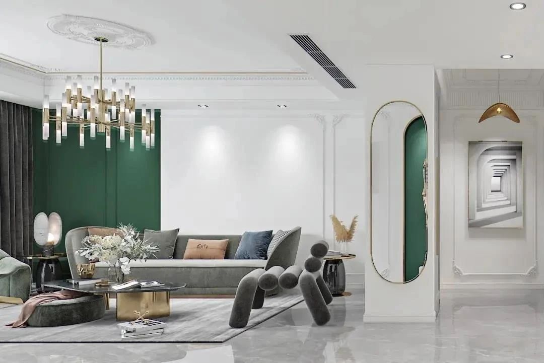 现代轻奢3室2厅 给两个小公主四季如春的家